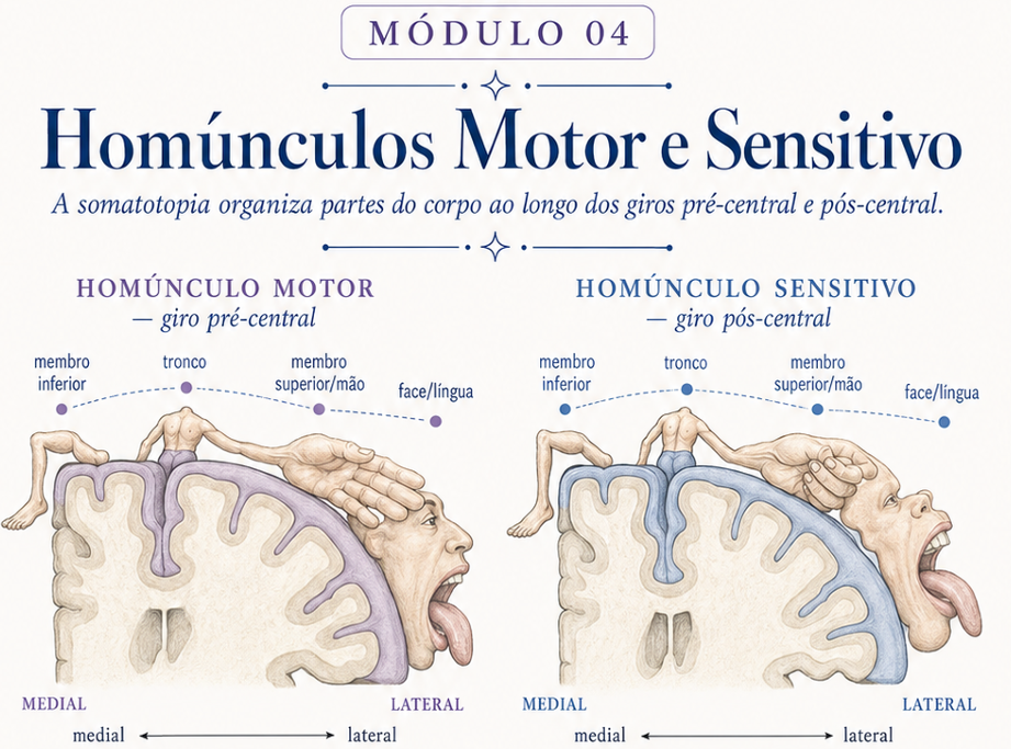 Prévia do módulo 04: Córtex Cerebral e Áreas Funcionais
